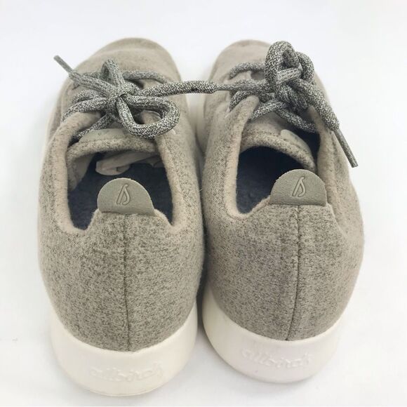 Allbirds Olive Green Wool Runner Lace Up Athletic Athleisure Women’s Sneakers - Picture 7 of 13